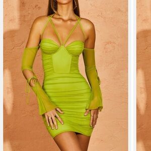 Oh Polly Emalee off the shoulder mini